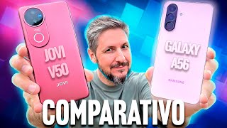 Samsung Galaxy A56 vs Jovi V50: Comparativo completo