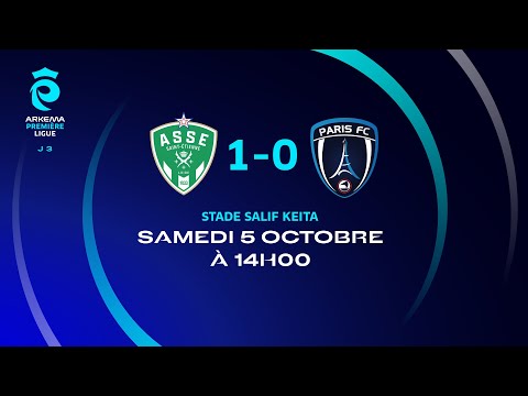 J3 : Saint-Etienne – Paris FC (1-0), le résumé