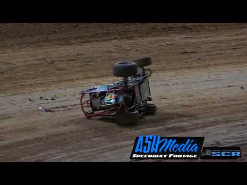 Compact Speedcars: Wayne Corbett Rollover - Archerfield Speedway