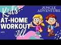 At Home Workout FOR KIDS Ages 2 JUNGLE Adventure