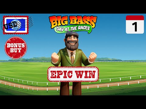BIG BASS DAY AT THE RACES 🐎 🏆 | EPIC WIN | 2024-05-18 | .60 USD | 8890x | BONUS BUY | STAKE 🇺🇳 | EP1