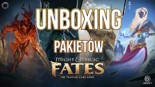 Might & Magic Fates gameplay PL - Unboxing paczek - Dwie LEGENDY!