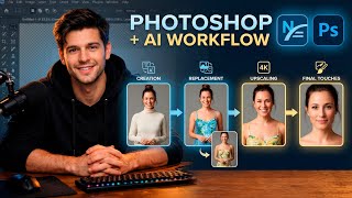 NanoBanana  for Photoshop with reference images and high 4K resolution