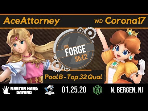 The Forge S5:E2 - AceAttorney (Zelda) Vs. WD | Corona17 (Sheik, Daisy) - Pool B - W Top 32 Qualifier