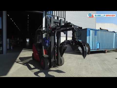 Grappin spécial chariot élévateur - Capacité 130 L - Charge maxi. 0,6T - GRABIT II_1