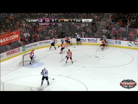 Avalanche at Flyers  Game Highlights   NHL VideoCenter   Philadelphia Flyers