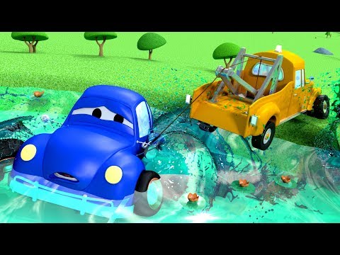 Le gros POISSON - Tom la Dépanneuse dans la Ville des Voitures 🚗 Dessin animé pour enfants