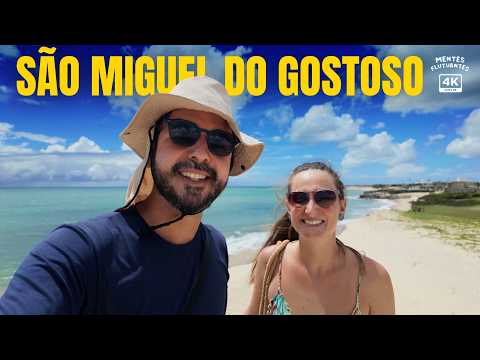 ONDE O BRASIL FAZ A CURVA! São Miguel do Gostoso RN | Touros e Tourinhos | Vlog Viagem (4K)