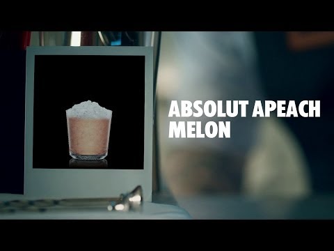 ABSOLUT APEACH MELON  DRINK RECIPE - HOW TO MIX