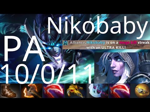 Nikobaby Phantom Assassin vs Drow Ranger - Desolator x2 - [A] vs ViKin.gg g2 - EPIC League dota2