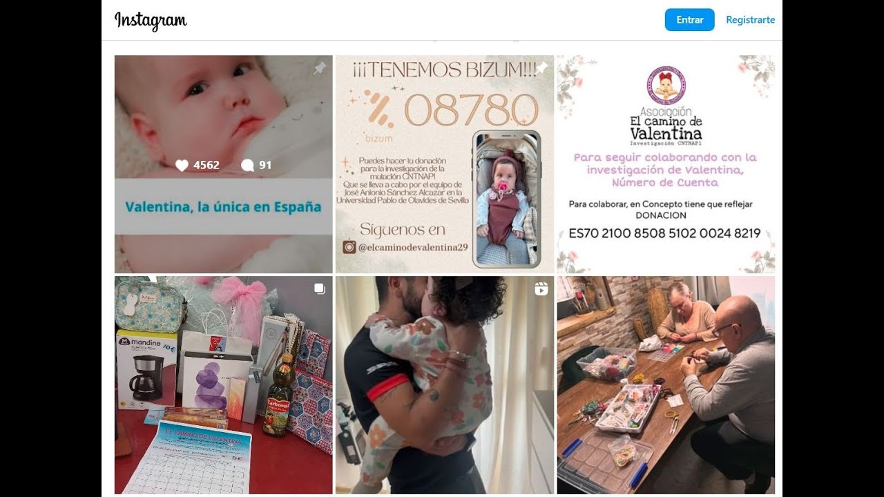 Acción solidaria por Valentina