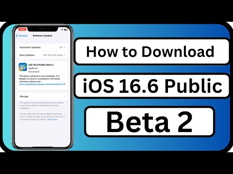 How to Download iOS 16.6 Developer Beta 2 || How to Fix iOS 16 Update Not Showing || iPhone & iPad |