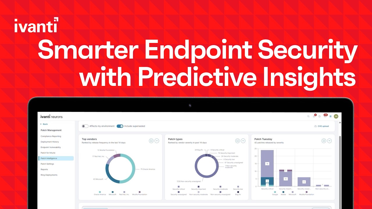 What's new with Ivanti Autonomous Patch Management with Predictive Remediation and Endpoint Security
