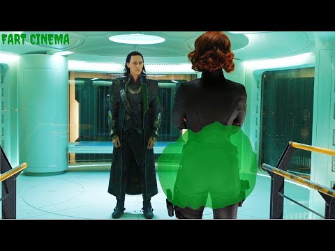 Black Widow rips a fart on Loki