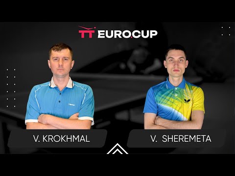 16:30 Vitalii Krokhmal -  Vladyslav-Ivan Sheremeta 24.02.2025  TT Euro.Cup Ukraine Master. TABLE 4