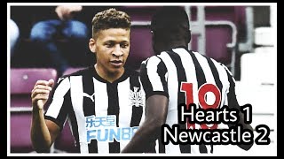 REVIEW | HEARTS 1-2 NEWCASTLE UNITED (INCLUDES GOALS)