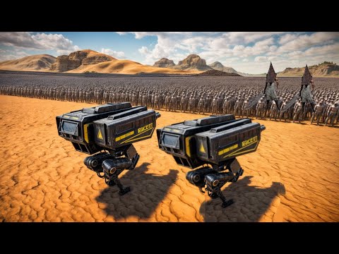 T-45 ROBOT VS 3,000,000 ZOMBIES - Ultimate Epic Battle