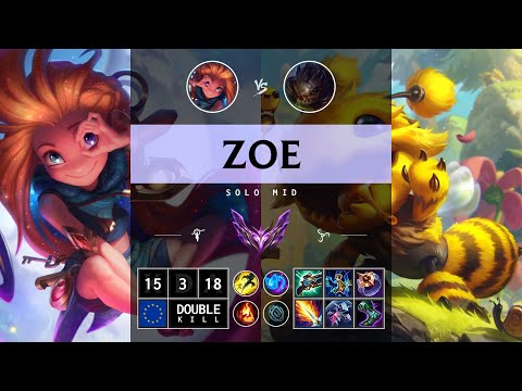Zoe Mid vs Kog'Maw - EUW Master Patch 14.13