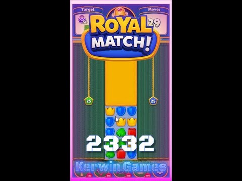 Royal Match Level 2332 - No Boosters Gameplay