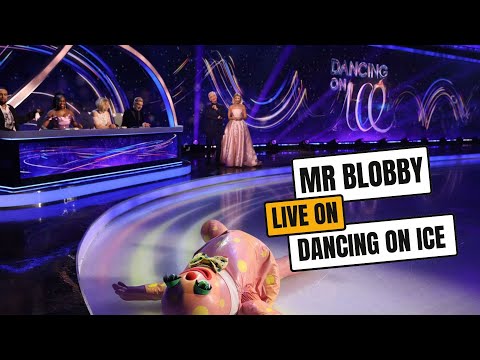Mr Blobby on Dancing On Ice