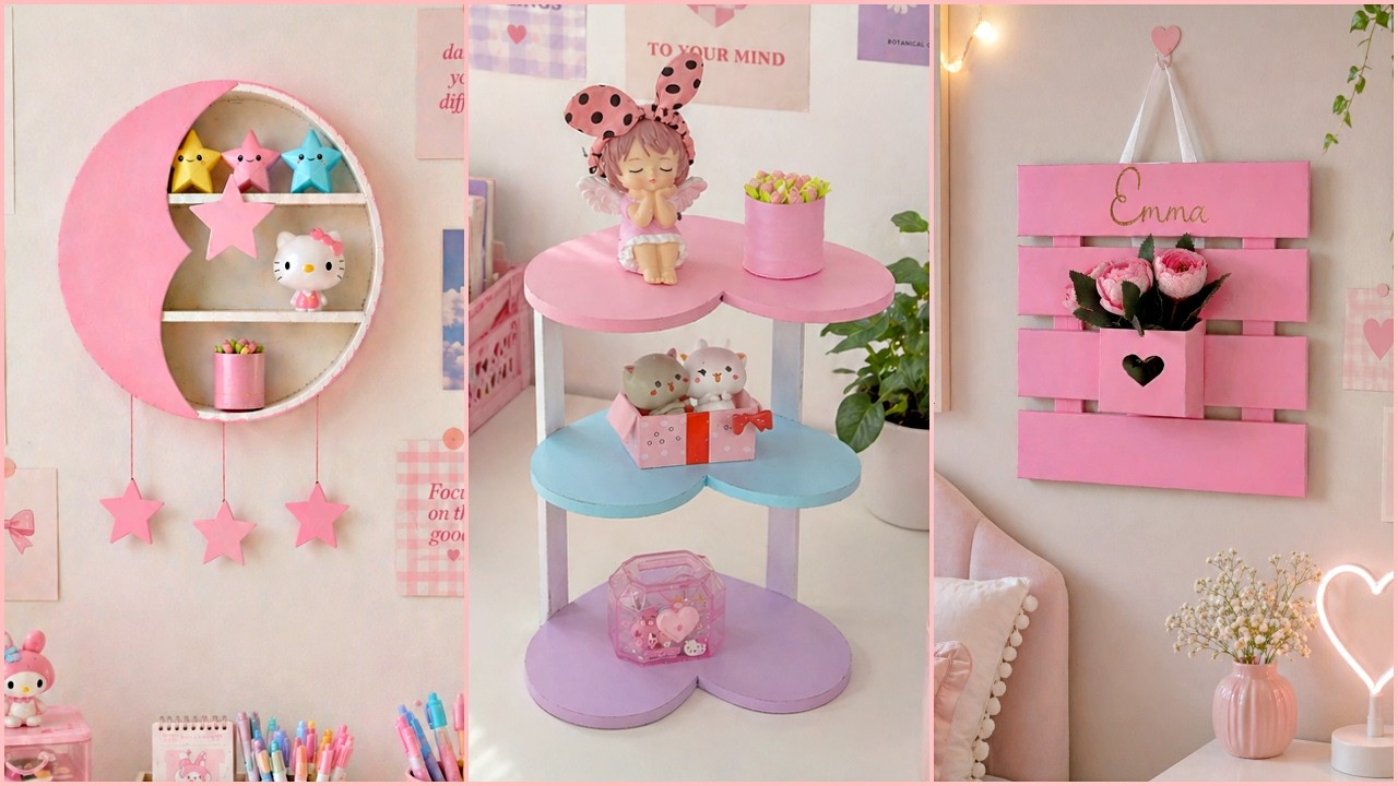 7 DIY - CUTE Pinterest Inspired ROOM DECOR Ideas  🩷 🎀 ✨