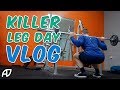 KILLER LEG DAY | DAY IN THE LIFE VLOG | BUYING SUPPLEMENTS