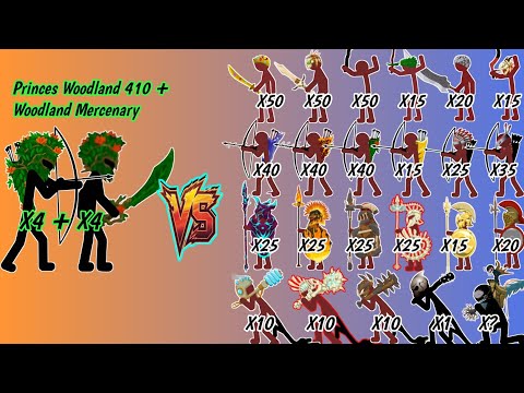 Big headed stickman🗿 VS All swordwarth, spearton and giant units ||Stickwarlegacy