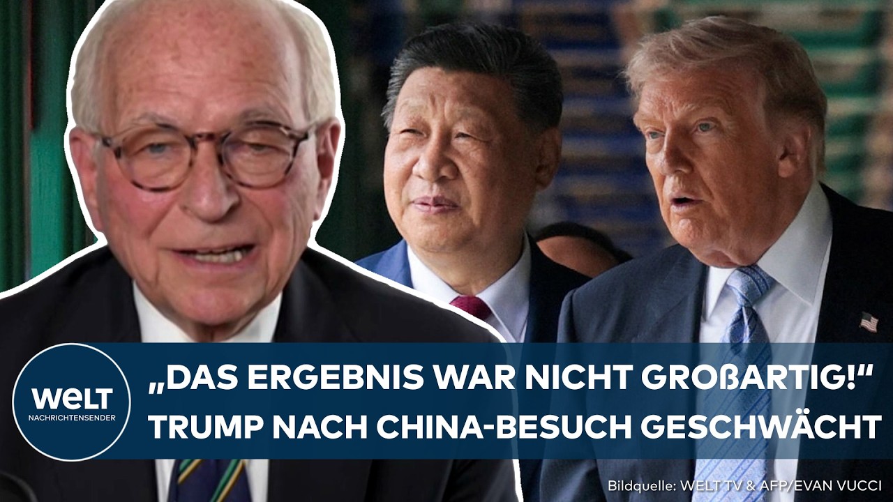 MACHTPOKER IN PEKING: Trump Xi nicht gewachen? Wolfgang Ischinger sieht USA nach Besuch geschwächt