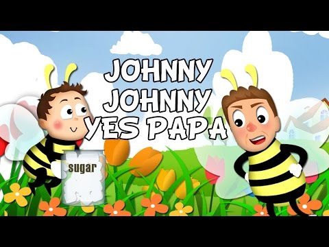 Johny Johny Yes Papa lyrics song with lead Vocal | Nursery Rhymes | Ultra HD 4K Music Video Full