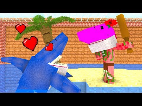 Shark Attack Challenge - Minecraft Animation