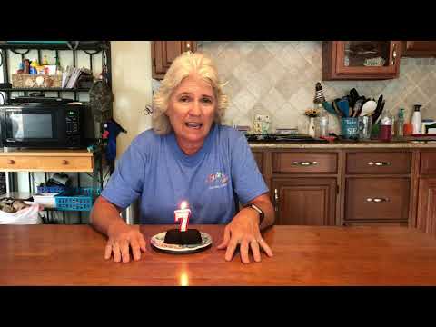 Birthday candle blowout!