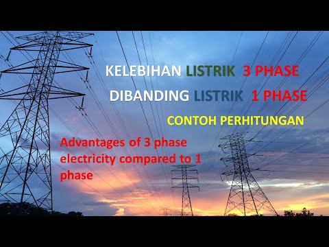 kelebihan listrik 3 phase