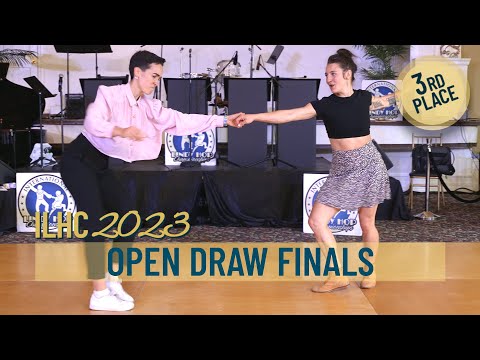 3rd Place: Sara &  Claudia - Open Lindy Hop Draw Finals - ILHC 2023
