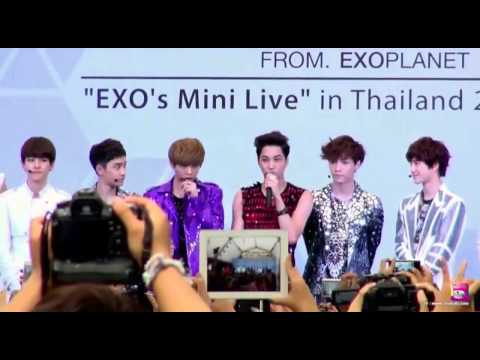 [HD/ENG] 120728 EXO's Mini Live in Thailand [Part 2-2]