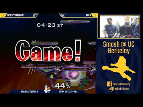 Smash at Cloyne 2 - Melee Singles WR3: GroovyGreenHat vs Arch