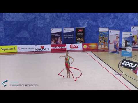 Alesia Kolomainen - Nauha - Voimistelun SM 2017 Jyväskylä