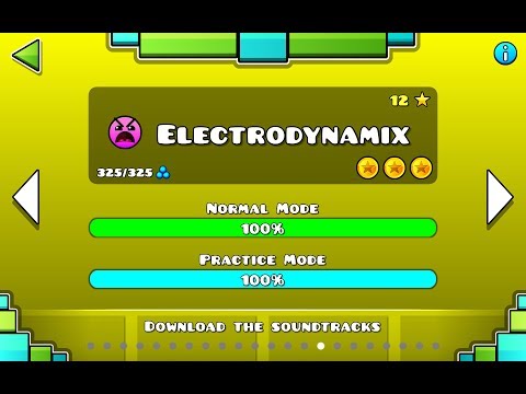Geometry Dash - Electrodynamix 100% (All Coins)