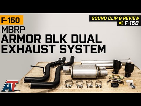 2021-2023 F-150 MBRP Armor BLK Dual Exhaust System; Middle Side Exit Review & Sound Clip