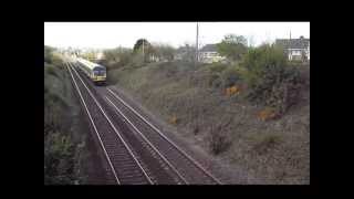 preview picture of video '2 commuter trains at Balbriggan'