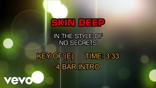No Secrets - Skin Deep (Karaoke)