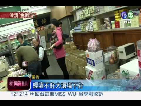 不景氣拖累! 迪化街攤位沒人租