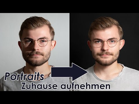 Studioportrait Zuhause mit Aufsteckblitz fotografieren - Tutorial
