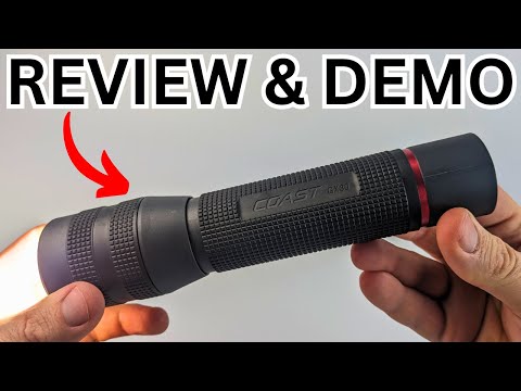 COAST GX30 Review & Demo - 2300 Lumen Waterproof Flashlight