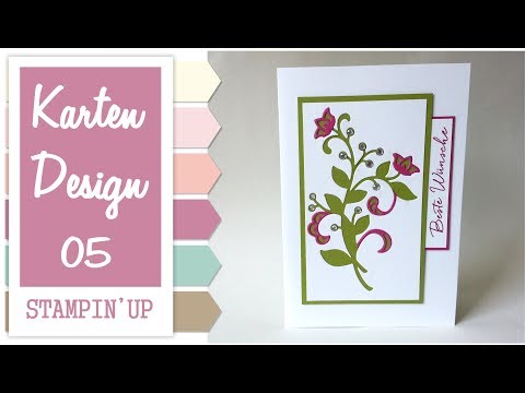 Blühende Worte mit Stampin' Up | Kartendesign #05