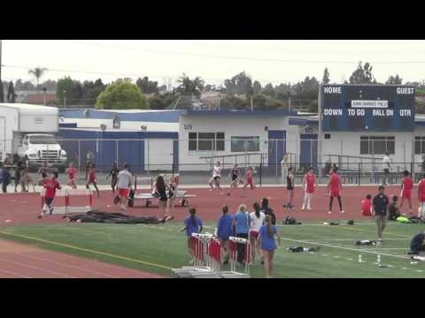 JVG 200m vs HB & Newport 4-6-16 - Los Alamitos Girls