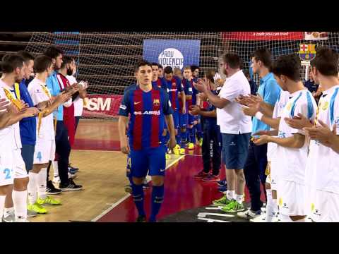 [HIGHLIGHTS] FUTSAL (Copa Catalunya): FC Barcelona Lassa – Catgas Santa Coloma (6-4)