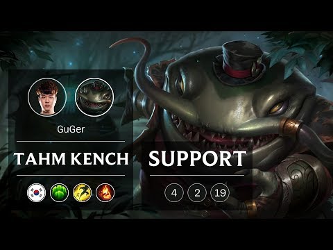Tahm Kench Support vs Alistar - KR Grandmaster Patch 9.3