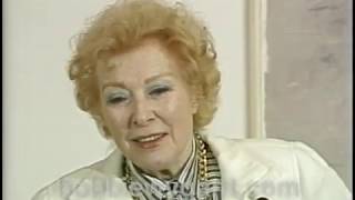 Greer Garson 1985 - Bobbie Wygant Archive video