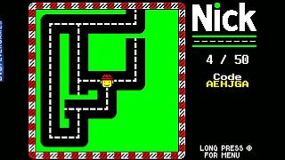 NICK (Pipemania-type game) (2026) - 48K ZX Spectrum Homebrew game!
