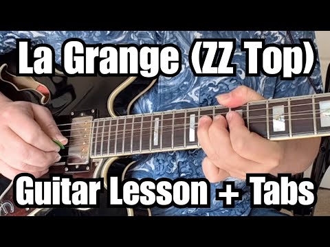 LA GRANGE Guitar Lesson ZZ TOP w/ Tabs (Billy Gibbons)